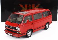 Kk-scale Volkswagen T3 Multivan Minibus (last Edition) 1992 1:18 Red