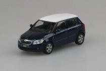 Abrex Škoda Fabia II (2006) 1:43 - Modrá Storm Metalíza