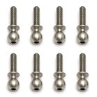 Kulové čepy, střibrné, 10mm, 10ks.