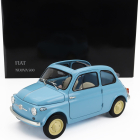 Kyosho Fiat 500 D Cabriolet Open 1960 1:18 Celeste Crociera - Světle Modrá