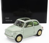 Kyosho Fiat 500 D Cabriolet Open 1960 1:18 Verde Chiaro - Světle Zelená