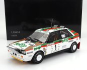 Kyosho Lancia Delta Hf Integrale 4wd (night Version) Team Lancia Totip N 1 Winner Rally Targa Florio 1987 Dario Cerrato - Giuseppe Cerri 1:18 Bílá Červená Zelená