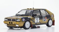 Kyosho Lancia Delta Hf Integrale 4wd Team Esso N 1 Winner Rally Piancavallo 1987 Fabrizio Tabaton - Luciano Tedeschini 1:18 Černé Zlato