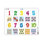 Larsen Vzdělávací puzzle Čísla 1-10 10 dílků
