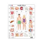 Larsen Vzdělávací puzzle Naše tělo 35 dílků