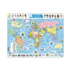 Larsen Vzdělávací puzzle Svět Politická mapa 107 dílků