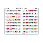 Larsen Vzdělávací puzzle Vlajky 80 dílků