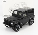 Lcd-model Land rover Defender 90 Works V8 70th Edition 2018 1:18 Matt Black