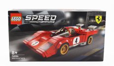 Lego Ferrari Lego Speed Champion - 512m N 4 Racing 1970 - 291 Pezzi - 291 Pieces Red