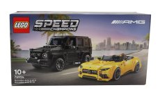 Lego Mercedes benz Lego - Set 2x G-class G63 Amg 2020 + S-class Sl63 Amg Spider 2022 Žlutá Černá