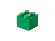 LEGO mini box 46x46x43mm - tmavě zelený