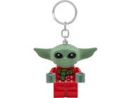 LEGO svítící klíčenka - Star Wars Baby Yoda ve svetru