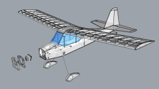 Letadlo Start 650 RC elektro