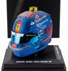 Looksmart Bell helmet Casco Helmet F1 Carlos Sainz Team Ferrari Hp N 55 Miami Gp 2024 1:5 Modrá Červená