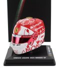 Looksmart Bell helmet Casco Helmet F1 Charles Leclerc Team Ferrari Hp N 16 Winner Monaco Gp 2024 1:5 Bílá Červená