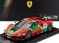 Looksmart Ferrari 296 Gt3 3.0l Twin Turbo V6 Team Af Corse N 52 24h Spa 2024 Andrea Bertolini - Jef Machiels - Louis Machiels - Tommaso Mosca 1:43 Červená Zelená