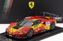 Looksmart Ferrari 296 Gt3 3.0l Twin Turbo V6 Team Af Corse N 71 24h Spa 2024 David Vidales – Vincent Abril – Thomas Neubauer 1:43 Červená Žlutá