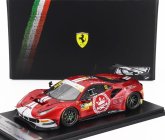 Looksmart Ferrari 296 Gt3 3.0l Twin Turbo V6 Team Harmony Racing N 52 Fia Gt World Cup Macau 2023 Weian Chen 1:43 Červená Met Bílá