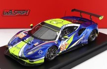 Looksmart Ferrari 488 Gte Evo 3.9l Turbo V8 Team Inception Racing N 59 1:43, modrá