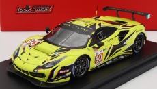 Looksmart Ferrari 488 Gte Evo 3.9l Turbo V8 Team Iron Lynx N 60 1:43, žlutá