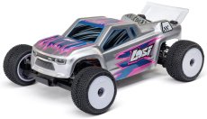 RC auto Losi Micro-T 1:28 RTR, stříbrná
