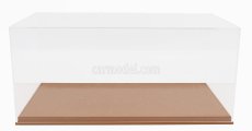 Luxbox Vetrina display box Base In Ecopelle Beige - Synthetic Leather Base Beige - Lungh.lenght 45.8 Cm  X Largh.width 25.1 Cm X Alt.height 20.6 Cm (altezza Interna Cm 18.5) 1:12 Beige
