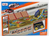 Maisto Accessories Diorama - Set Build Monster Truck Arena 1:43 Šedomodrá