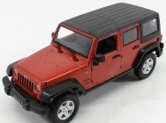 Maisto Jeep Wrangler Unlimited 2015 1:24 Měděná S Černou