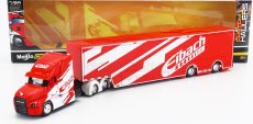 Maisto Mack Anthem Truck Eibach Car Transporter 2020 1:64 Červená Bílá