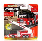 Matchbox Truck Pierce Velocity Aerial Platform Fire Truck - Ladder - Fire Engine 1:64 Červená Černá Bílá