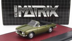 Matrix scale models Alfa romeo Giulia Gtc Cabriolet Open 1964 1:43 Green Met