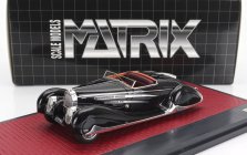 Matrix scale models Bugatti Type 57c Cabriolet Van Vooren 1939 1:43, černá