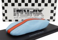 Matrix scale models Ford usa Under Cover - Gt40 Race Version 1966 1:43 Světle Modrá Oranžová