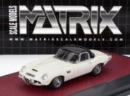 Matrix scale models Jaguar E-type Frua Roadster Closed 1964 1:43 Bílá