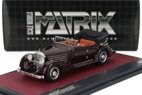 Matrix scale models Maybach Zeppelin Ds8 Cabriolet Open 1934 1:43 Brown
