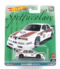 Mattel hot wheels Alfa romeo 155 V6 Ti N 155 Racing 1993 1:64 Bílá