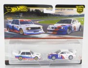 Mattel hot wheels BMW Set 2x 3-series E46 Gtr N 3 Racing 2003 + 320 Gr.5 N 12 Racing 1979 1:64 Bílá Modrá Červená