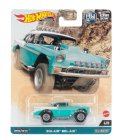 Mattel hot wheels Chevrolet Bel Air Big-air 1957 1:64 Zelená Bílá