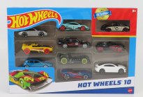 Mattel hot wheels Ford england Set Assortment 10 Pieces Race Car 1:64 Různé
