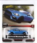 Mattel hot wheels Ford usa Mustang Mach-1 Coupe 2021 1:43 Blue Met