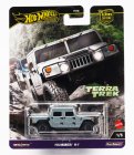 Mattel hot wheels Hummer H1 Pick-up 1992 1:64 Modrá Šedá