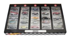 Mattel hot wheels Porsche Set Boulevard Assortment 25 Cars Pieces 1:64 Různé