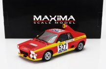 Maxima Abarth Se030 Pininfarina 527 2nd Giro D'italia 1974 Giorgio Pianta – Christine Beckers 1:18 Matná Červená Žlutá