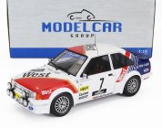 Mcg Ford england Escort Mkiii Rs Turbo (night Version) N 7 Rally Haspengouw 1985 Stig Andervang - Andre Schoonenwolf 1:18 Bílá Modrá Červená