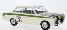 Mcg Ford england Lotus Cortina Mki N 31 2nd Nurburgring Marathon De La Route 1966 Jacky Ickx - Gilbert Stapelaere 1:18 Bílá Černá