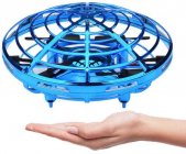 Mini-dron UFO, modrá