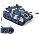 RC tank German Tiger 1:72, modrá