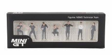 Mini-gt Accessories Set 7x Team Nissan Nismo Racing Figures 1:64 Různé