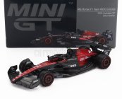 Mini-gt Alfa romeo F1  C43 Team Stake N 24 Australian Gp 2023 Zhou Guanyu 1:64 Černá Červená