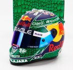 Mini helmet Bell helmet Casco Helmet F1 Sergio Perez Team Red Bull Racing Honda N 11 Miami Gp 2024 1:2 Zelená Modrá Červená